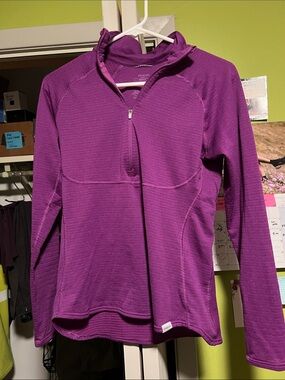 Patagonia Purple capeline Women's Quarter-Zip Top
